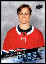 2020-21 Upper Deck Young Guns Cameron Hillis Rookie Montreal Canadiens #705 R31
