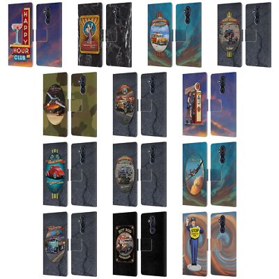 OFFICIAL LARRY GROSSMAN RETRO COLLECTION LEATHER BOOK CASE FOR NOKIA PHONES