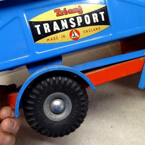 Vintage Tri-Ang Transport Tipper Truck, Pressed Steel 19", L Bros. England - Picture 14 of 21