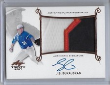 2017 Leaf Trinity J.B. BUKAUSKAS Patch Bronze Prismatic Auto RC Diamondbacks
