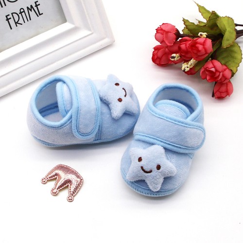 Scarpe per bambino 2 anni invernali peluche bambina nuvola neonato stelle suola morbida calda - Foto 17 di 27