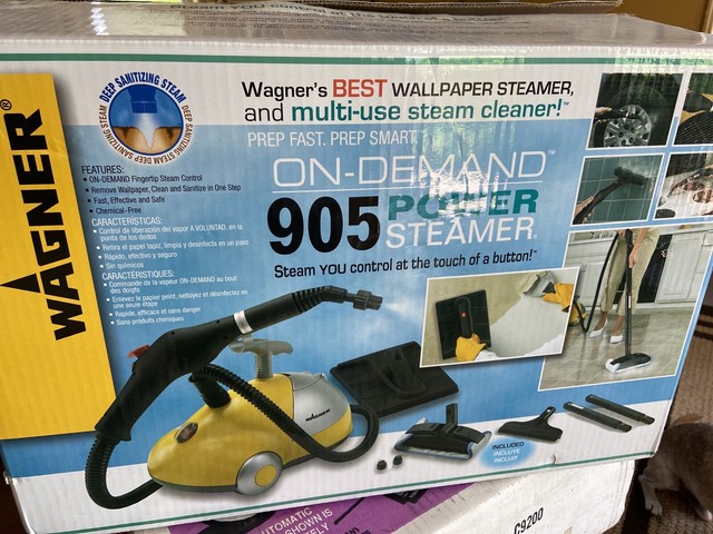 Wagner 905 OnDemand Power Steamer Car Detail & Home Use, Disinfects
