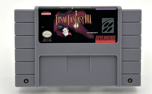 Final Fantasy III AUTHENTIC Squaresoft Tested & Works Cartridge Only 