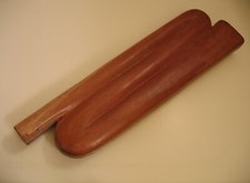  With AESTHETIC FAULTS Z Didgeridoo Bag Hand Carved Hardwood Travel Compact Box