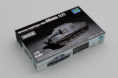TRUMPETER 07166 1:72 German Jagdtiger 88mm kwk L/71 - WoT Plastic Model Kit