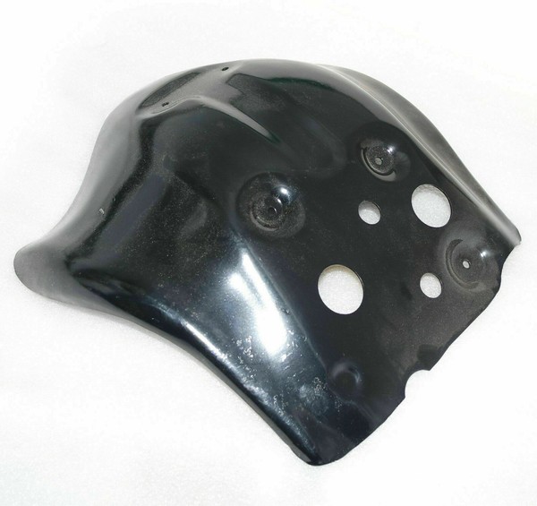 Yamaha XT500 Brachschutzplatte Schwarz 77-81 TT500 S2U 78-81 Aluminium-image