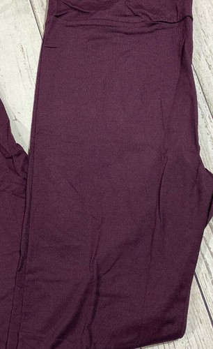 Leggings Tween Lularoe tinta unita viola prugna nuovi 564046 - Foto 2 di 3