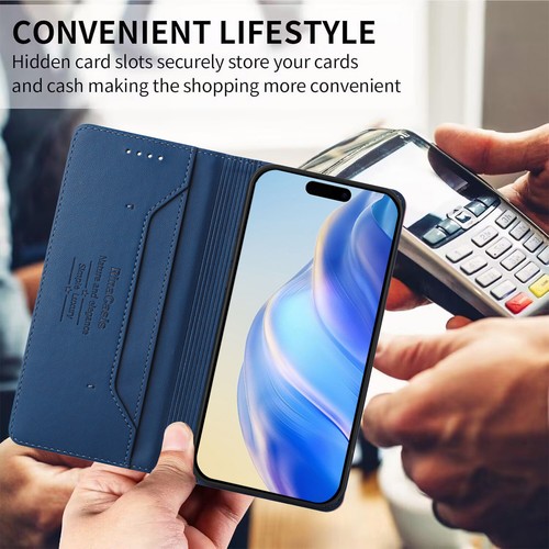 For iPhone 16 Pro Max 14 15 13 12 16e RFID Blocking Wallet Case Flip Phone Cover - Picture 52 of 120