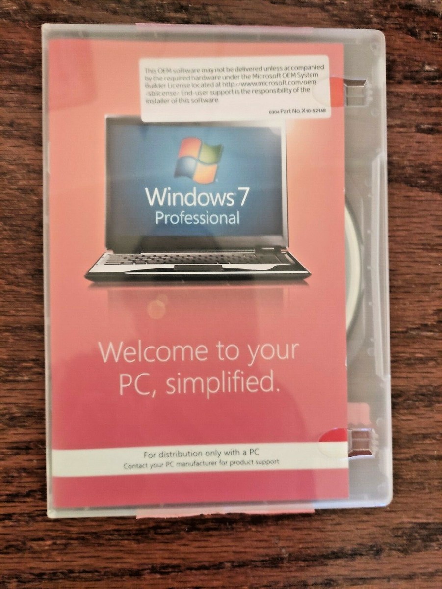 Microsoft Windows 7 Professional DVD 32 Bit | eBay