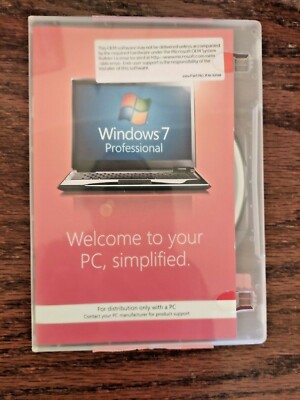 Microsoft Windows 7 Professional DVD 32 Bit | eBay