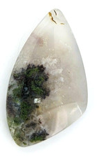 28.9ct Natural Moss Agate Fancy Cabochon Scenic Landscape Loose