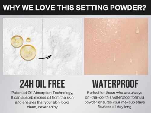 Carslan Soft Focus Make-Up Loose Setting Powder Refresh Skin Reduce Oil 8g READ - Picture 5 of 12