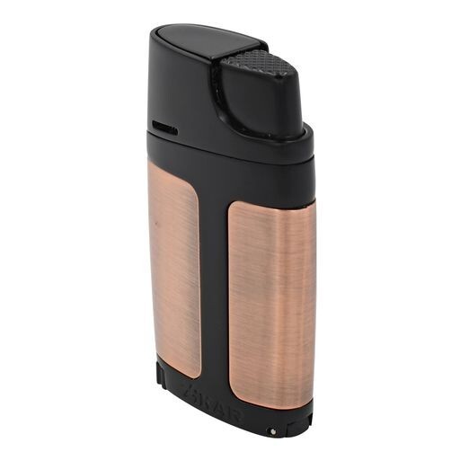 Xikar ELX Double Jet Flame Lighter,  9mm Cigar Punch, Vintage Bronze