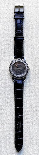 Montre Femme Seiko SZP271 Quartz - Cuir Gris, Neuve De Stock Années 80, Style Vintage