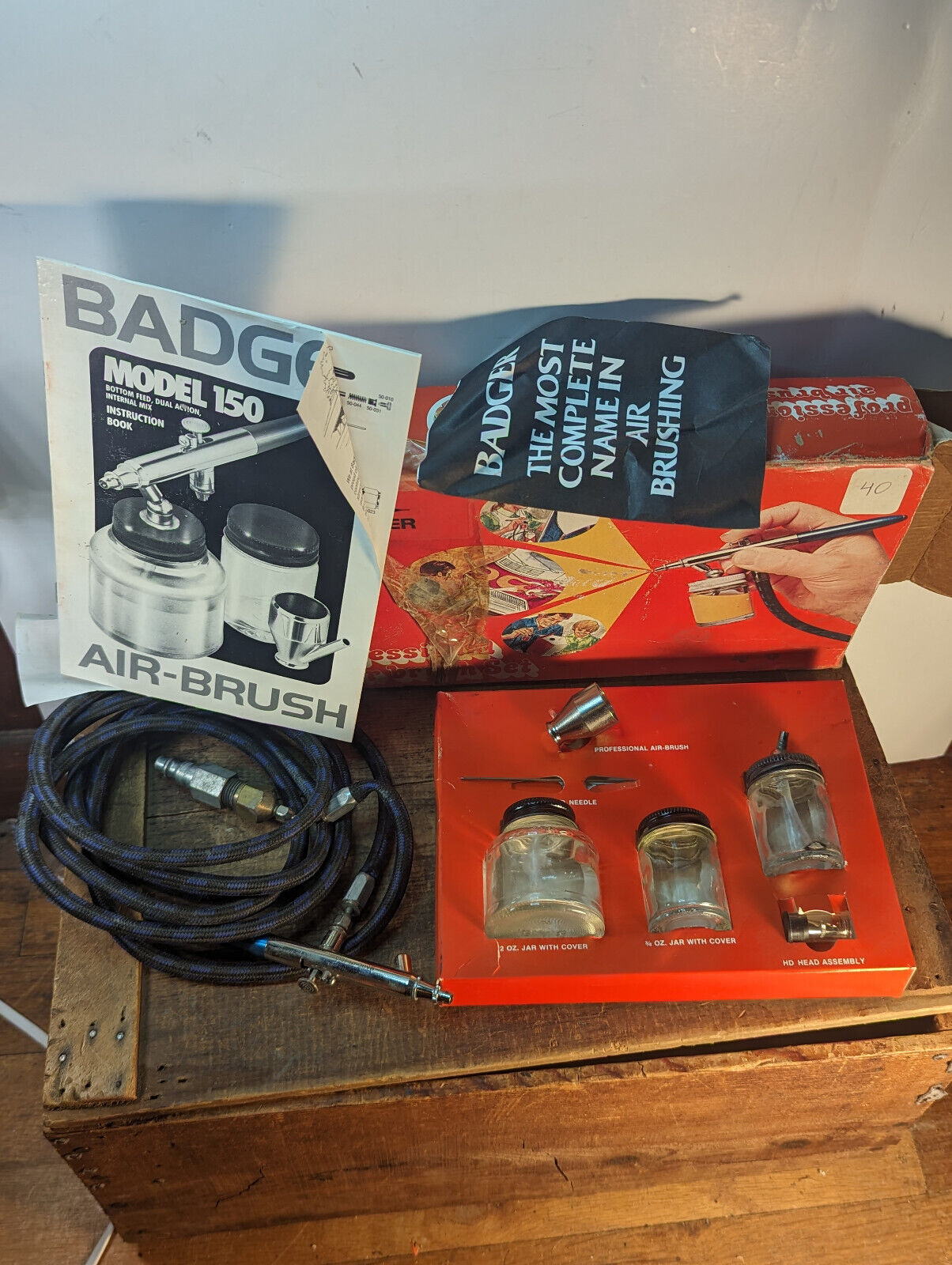 Badger Pro Air Brush Kit - 150-4