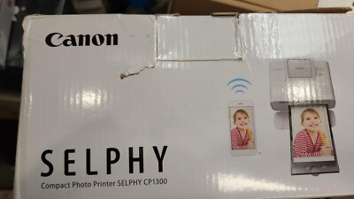 Canon SELPHY CP1300 Wireless Compact Photo Printer White Open box