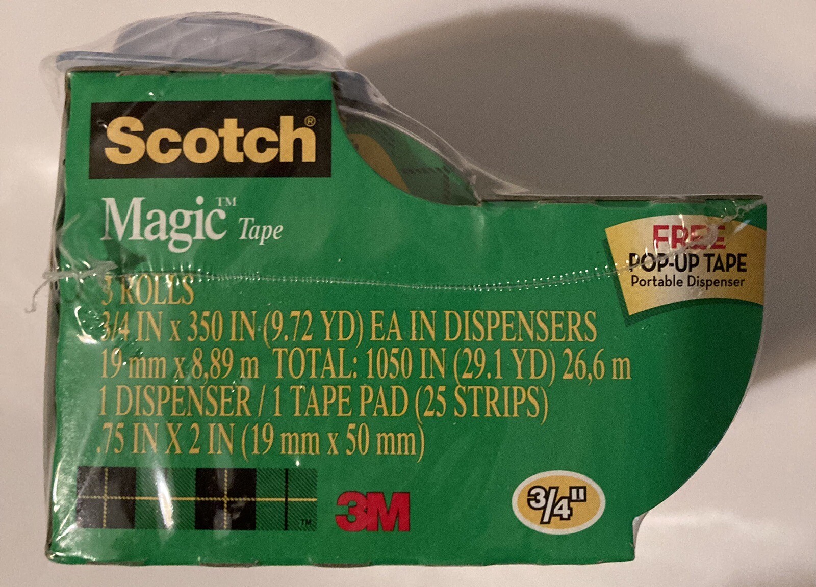 Lot Scotch PopUp Tape Handband Dispenser Scotch Tape And Refills Of Cut Tape eBay