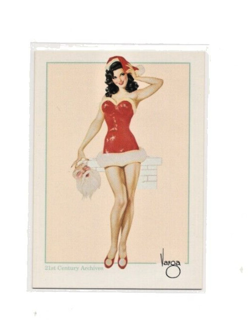 1993 21st Century Varga Promo #NNO - Calendar - Dec. 1945 Christmas Xmas