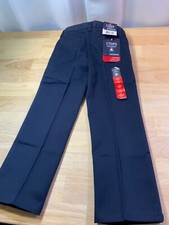 New Boy  s Chap  s School Approved Performance Pants Sz 5 in Navy Blue 