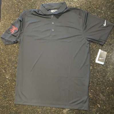 black nike golf shirt