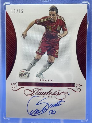 panini flawless 15-16　SANTI CAZORLA SANTI CAZORLA AUTO 2015-16 PANINI SOCCER FLAWLESS ICONS