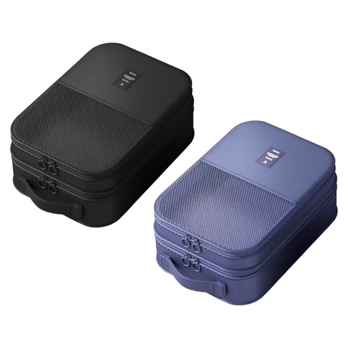 3 Pair Capacity Quality Large Travel Shoe Bag Sports Gym Organizer Storage Case