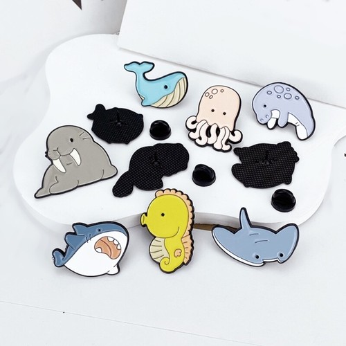 Colorful Sea Animal Accessory Animal Brooch for Trendsetters Enhancing Your Look - Picture 4 of 18