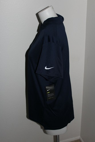 NWT Nike Women's Dri-Fit Black Golf Polo 884871-010 Size XL - Picture 4 of 4