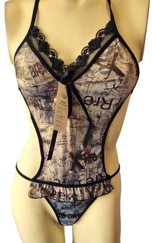Sexy Bodysuit Lingerie One Piece Teddy Babydoll Bedroom Outfit One Size 6-14 - Picture 20 of 25