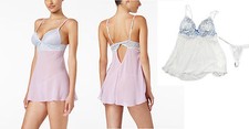 Linea Donatella 2 Piece Set Babydoll  Thong S, XL