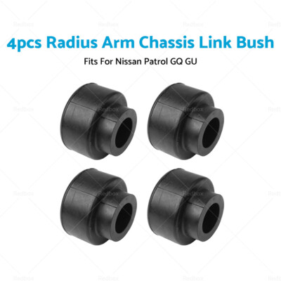 Radius Arm Chassis Link Bush Set of 4 For Nissan Patrol GQ Y60 GU Y61 1988-2016