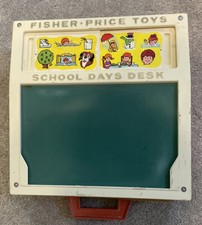 Vintage Original 1972 Fisher Price School Days Portable Play Desk. SPARE