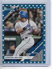 2019 Donruss Adrian Beltre Base Photo Variation Independence Day Parallel Card