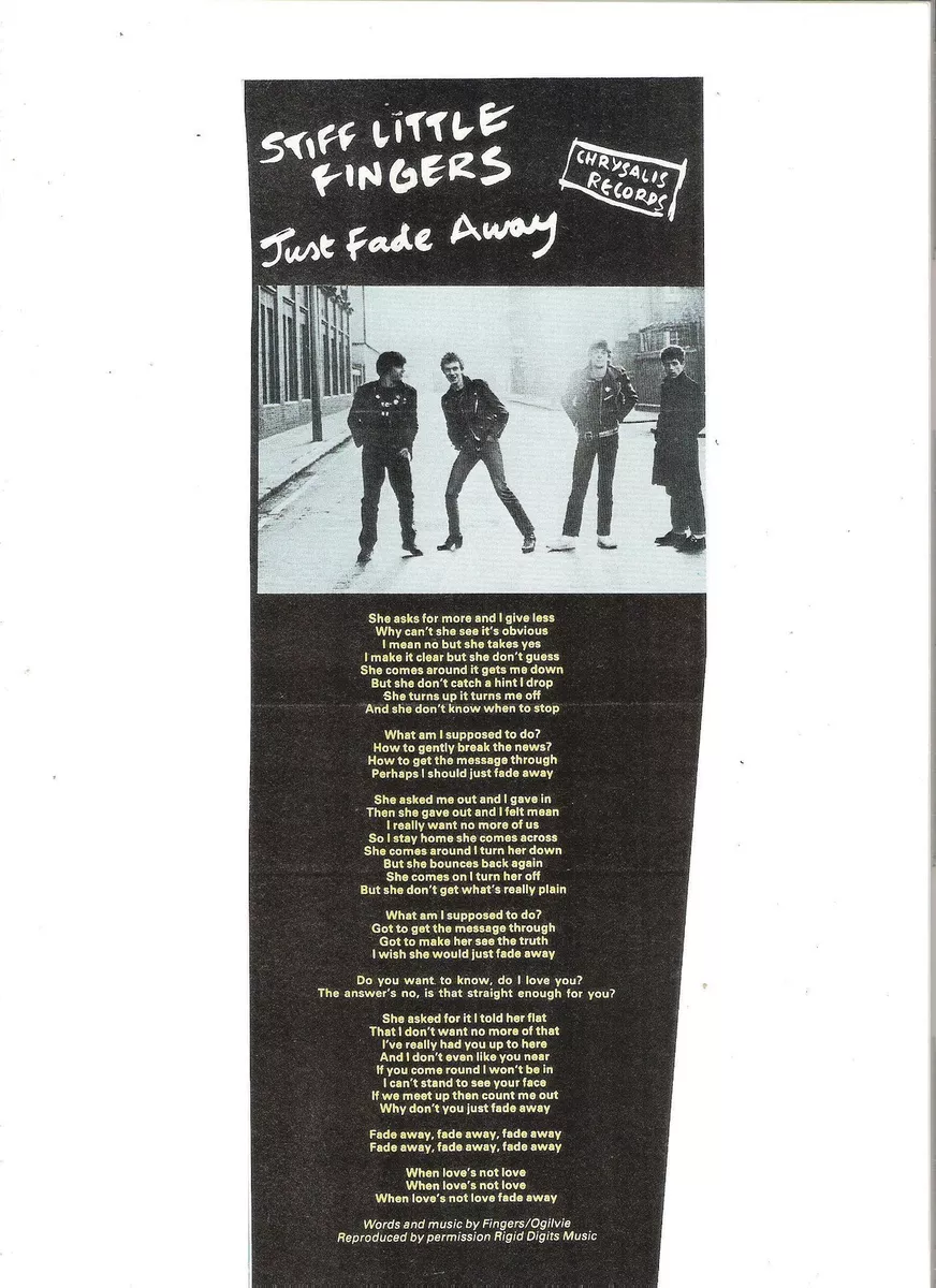 Stiff Little Fingers - Lyrics