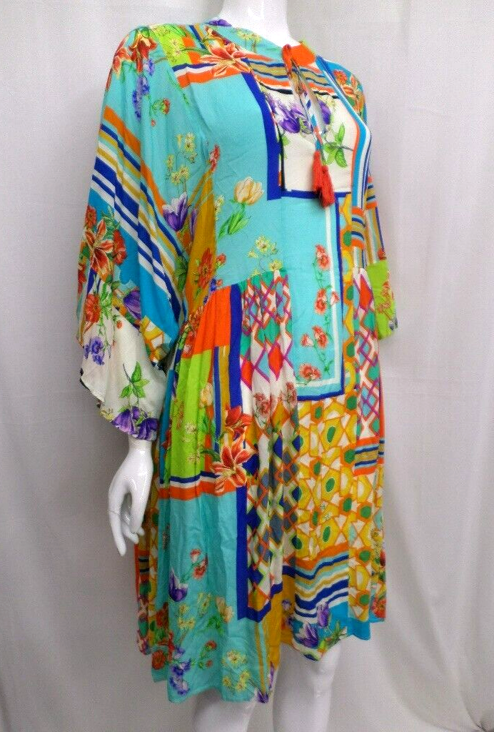 295 NWT Johnny Was Mixi Short Kaftan Dress 2X JW23661023 eBay