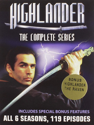 Highlander Complete TV Series Season 1-6 1 2 3 4 5 6 119 Episodes New DVD Se...