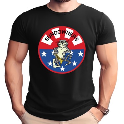 VF-111 Sundowners Tomcat Patch Adult T-Shirt