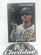 2023 Chrome Platinum Anniversary Base #86 Sean Bouchard  - Colorado Rockies