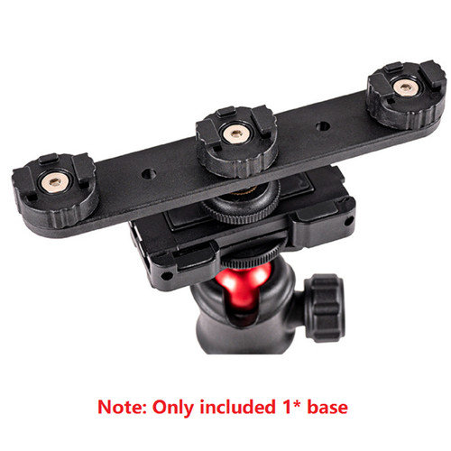 Triple Mount Bracket for Fill Light Bracket Mount Adapter Holder For Camera - Photo 10/11