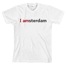 I AMsterdam T Shirt I Am Amsterdam Sculpture Tee *ALL SIZES & NEW*