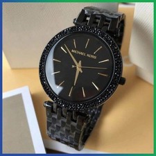 MICHAEL KORS MK3337 Darci Black Dial Stainless Steel Strap Women's Watch 32mm