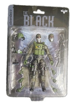 VALAVERSE ACTION FORCE 1:12 THE BLACK CORSAIRS VARIANT B 6  FIGURE GI JOE MOSC!!