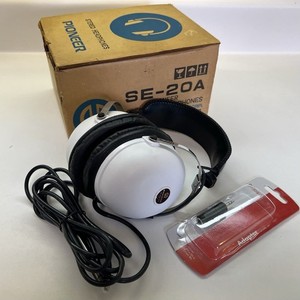 Vintage Pioneer SE-20A 8Ω Stereo Headphones w/ Box Japan 1970s HiFi - Pristine!
