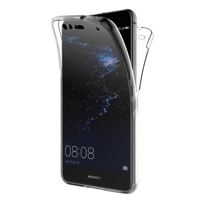 Huawei P10 Lite Hülle AICEK 360° Silikon Schutzhülle Transparent Bumper Cover