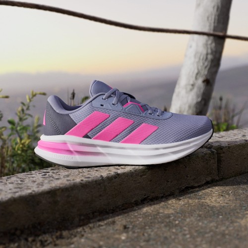 adidas Women's GALAXY 7 RUNNING SHOES with Cloudfoam, Silver Violet