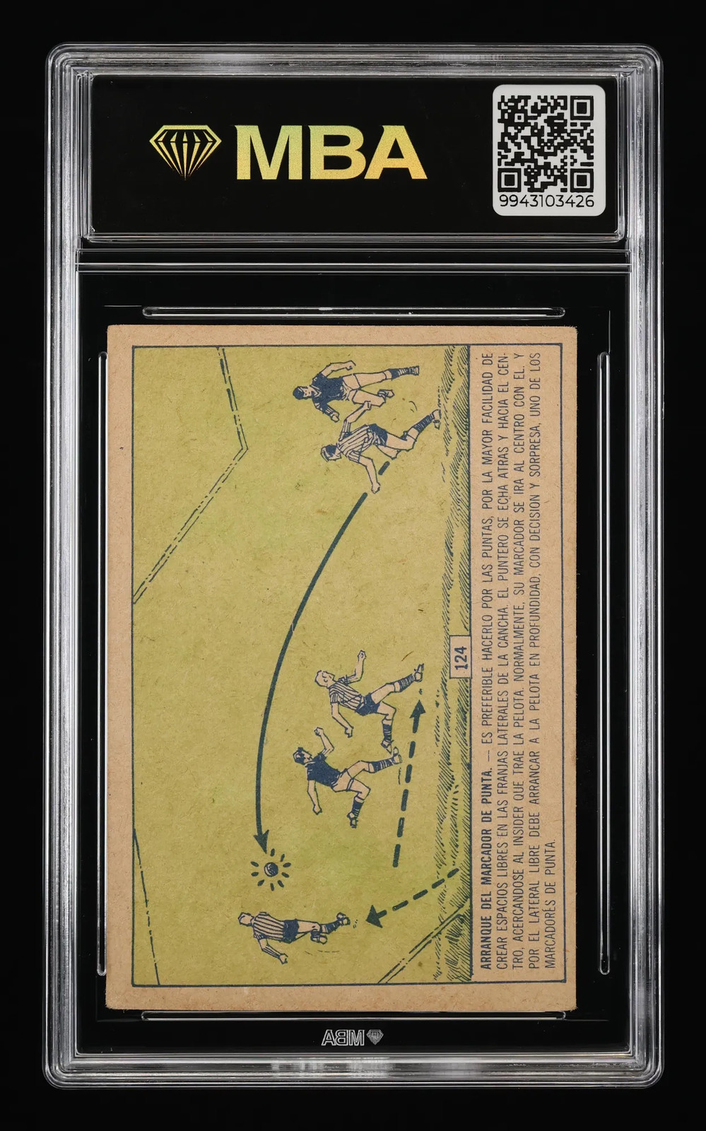 1966 Crack Figuritas Campeon Pele #124 MBA 4 view 2