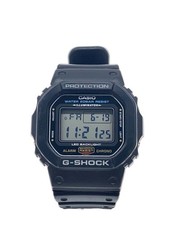 CASIO Watch Digital Rubber BLK/BLK DW 5600UE From Japan