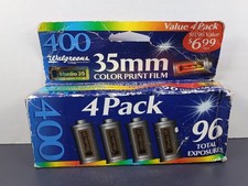 Walgreens Studio 35 35mm Color Print Film 4 Rolls Pack 400 Sealed
