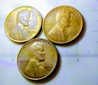 2 1955 D 1 1956 D LINCOLN WHEAT HEAD PENNIES CIRCULATED. "MV5PC — photo 1