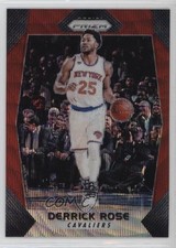 2017-18 Panini Prizm Ruby Wave Prizm Derrick Rose #195 12z3